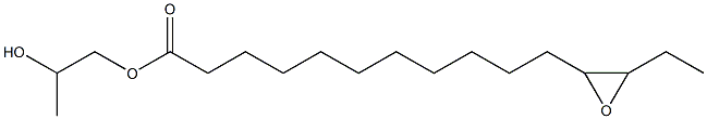 12,13-Epoxypentadecanoic acid 2-hydroxypropyl ester 구조식 이미지