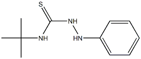 4-tert-Butyl-1-phenylthiosemicarbazide 구조식 이미지