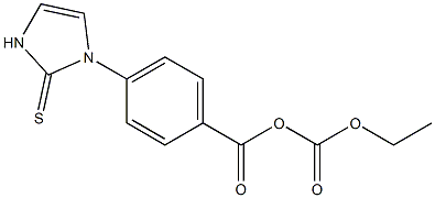 [[4-(2-Thioxo-4-imidazolin-1-yl)benzoyl]oxy]formic acid ethyl ester Structure