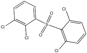 2,3-Dichlorophenyl 2,6-dichlorophenyl sulfone Structure