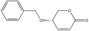 [5S,(+)]-5-Benzyloxy-5,6-dihydro-2H-pyran-2-one 구조식 이미지