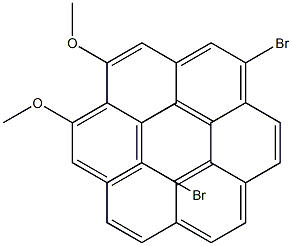 1,16-Dimethoxy-4,13-dibromophenanthro[3,4-c]phenanthrene 구조식 이미지