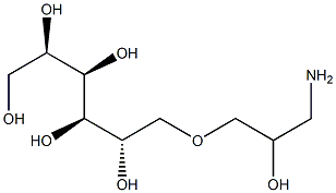 1-O-(3-Amino-2-hydroxypropyl)-D-glucitol Structure