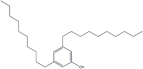 3,5-Didecylphenol 구조식 이미지