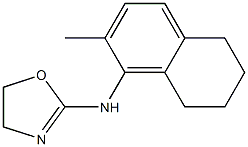 5,6,7,8-Tetrahydro-2-methyl-N-(2-oxazolin-2-yl)-1-naphthalenamine Structure