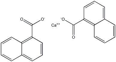 Bis(1-naphthalenecarboxylic acid)calcium salt 구조식 이미지