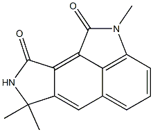 2,7,7-Trimethyl-1,2,7,9-tetrahydro-8H-isoindolo[4,5,6-cd]indole-1,9-dione Structure