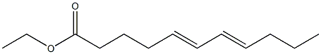 5,7-Undecadienoic acid ethyl ester 구조식 이미지