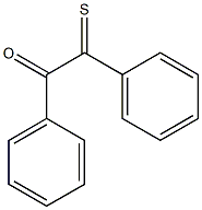 1,2-Diphenyl-2-thioxoethanone Structure