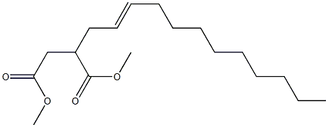 [(E)-2-Dodecenyl]succinic acid dimethyl ester Structure