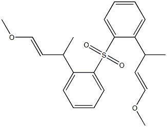 (1-Methyl-3-methoxy-2-propenyl)phenyl sulfone Structure