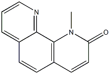 1-Methyl-1,2-dihydro-1,10-phenanthroline-2-one Structure