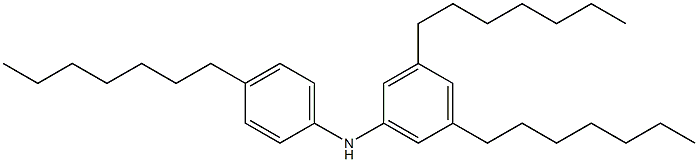 4,3',5'-Triheptyl[iminobisbenzene] Structure