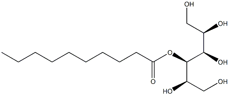 D-Mannitol 4-decanoate 구조식 이미지