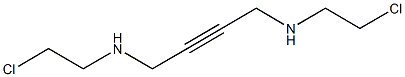 1,4-Bis(2-chloroethylamino)-2-butyne Structure