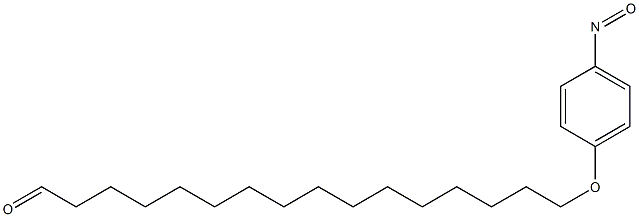 16-(4-Nitrosophenoxy)hexadecanal Structure