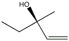 (R)-3-Methyl-1-penten-3-ol Structure