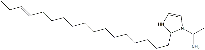 1-(1-Aminoethyl)-2-(14-heptadecenyl)-4-imidazoline 구조식 이미지