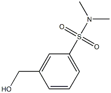 3-Hydroxymethyl-N,N-dimethyl-benzenesulfonamide Structure