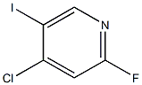 Pyridine, 2-fluloro-4-chloro-5-iodo- 구조식 이미지