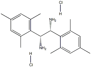 (R,R)-1,2-Bis(2,4,6-trimethylphenyl)-1,2-ethanediamine dihydrochloride, 95%, ee 99% Structure