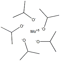 Molybdenum(V) isopropoxide, 5% w/v in isopropanol, 99.6% (m.b.), packaged under Argon in resealable ChemSeal^t bottles 구조식 이미지