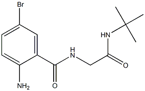 2-AMINO-5-BROMO-N-[2-[(1,1-DIMETHYLETHYL)AMINO]-2-OXOETHYL]-BENZAMIDE Structure