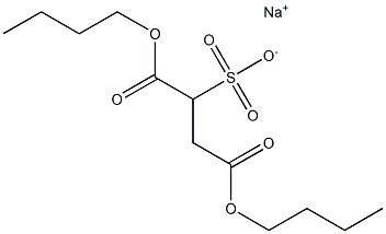 Dibutyl sulfosuccinate sodium salt Structure