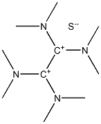 1,1,2,2-tetrakis(dimethylamino)ethane-1,2-bis(ylium) sulfide 구조식 이미지
