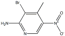 2-Amino-3-bromo-5-nitro-4-picoline,98% Structure