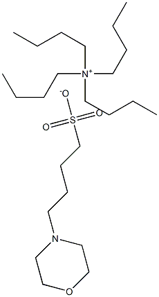 Tetrabutylammonium 4-(n-morpholino)butane sulfonate 구조식 이미지