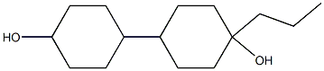 4-propylbi(cyclohexan)-4-ol Structure