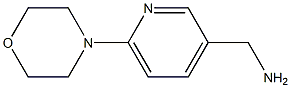 [6-(4-Morpholinyl)-3-pyridinyl]methanamine Structure