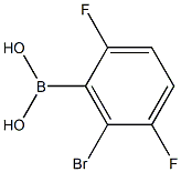 2,5-Difluoro-6-bromophenylboronic acid Structure