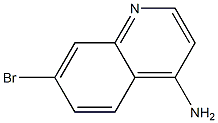 7-bromoquinolin-4-amine
 구조식 이미지