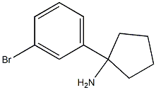 1-(3-Bromophenyl)cyclopentanamine 구조식 이미지