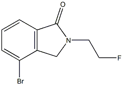4-Bromo-2-(2-fluoroethyl)isoindolin-1-one 구조식 이미지