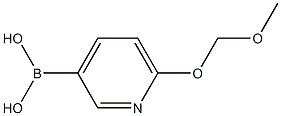 6-(methoxymethoxy)pyridin-3-ylboronic acid 구조식 이미지