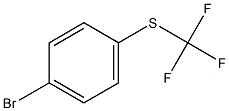 4-Trifluoromethylthio-1-bromobenzene 구조식 이미지