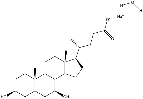 Sodium Ursodeoxycholate Hydrate 구조식 이미지