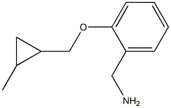 (2-((2-methylcyclopropyl)methoxy)phenyl)methanamine Structure