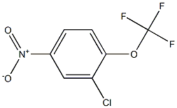 2-chloro-4-nitrotrifluoromethoxybenzene Structure