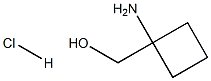 (1-Aminocyclobutyl) methanol hydrochloride Structure