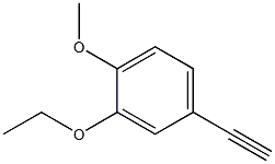 3-Ethoxy-4-methoxyphenylacetylene Structure