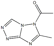 5H-s-Triazolo[4,3-b]-s-triazole, 5-acetyl-6-methyl- (7CI) 구조식 이미지