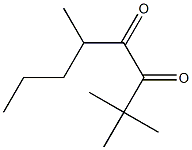 Tetramethylheptanedione 구조식 이미지