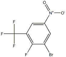 1-bromo-2-fluoro-3-(trifluoromethyl)-5-nitrobenzene 구조식 이미지