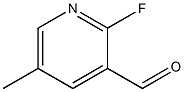 2-Fluoro-5-methylpyridine-3-carboxaldehyde 구조식 이미지