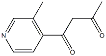 1-(3-Methyl-4-pyridinyl)-1,3-butanedione Structure