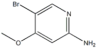 2-Amino-5-bromo-4-methoxypyridine 구조식 이미지